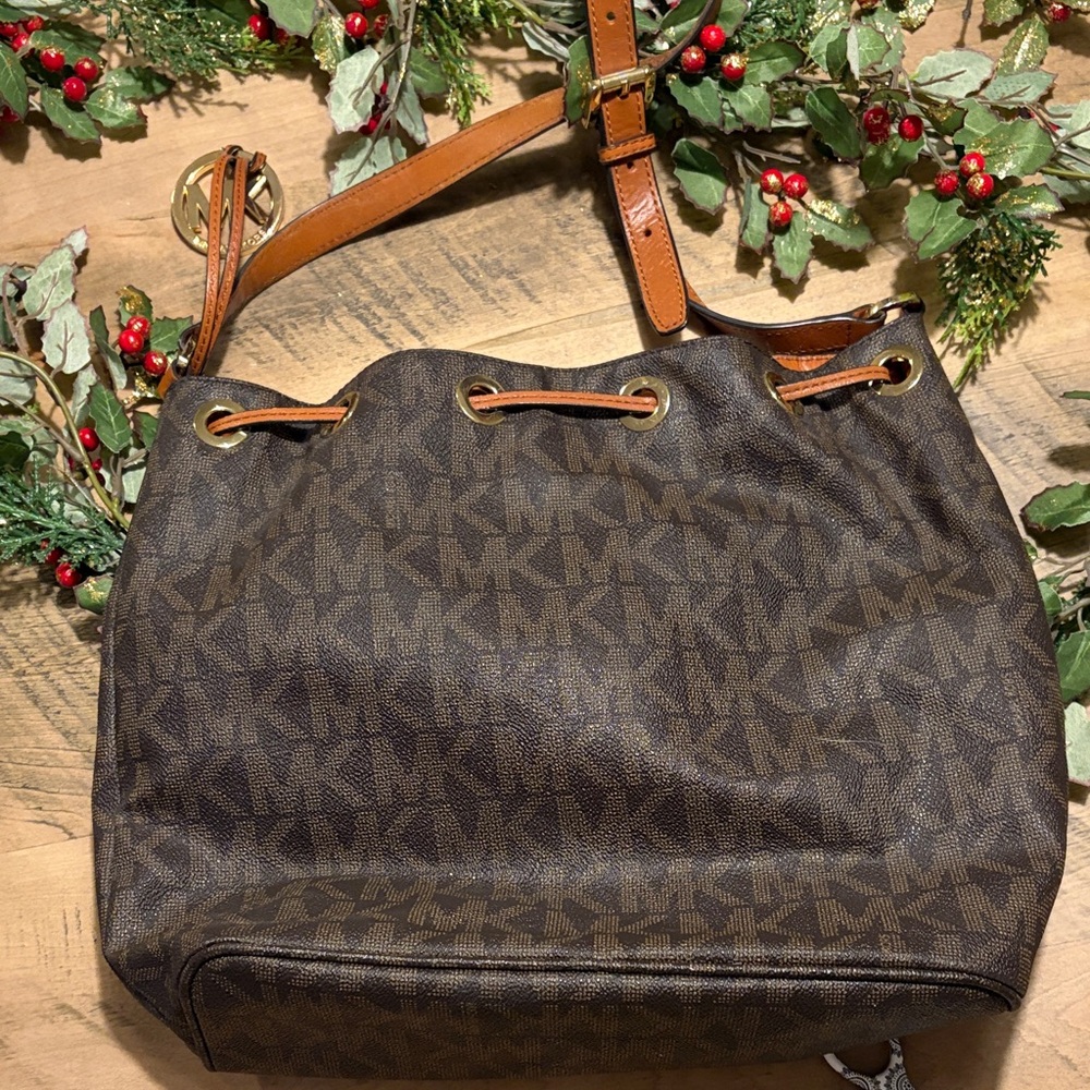 Michael Kors Drawstring Shoulder Bag - Picture 3 of 7
